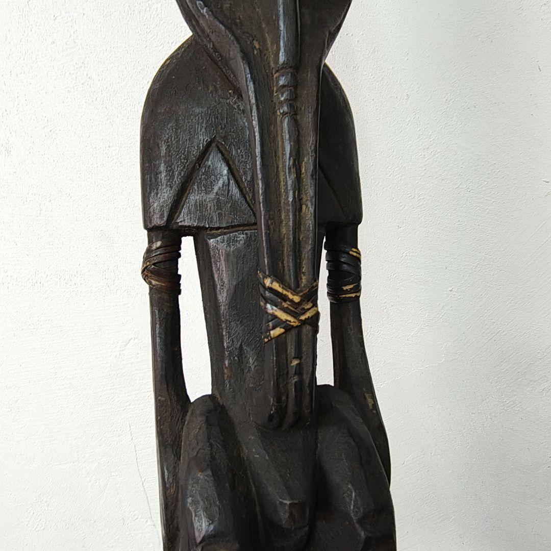 【Papua New Guinea】木彫り 部族 オブジェ 置物