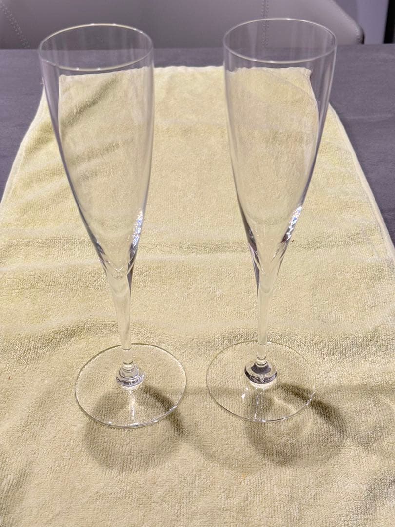 Baccarat バカラ シャンパングラス フルート ペア 2000年記念 新品