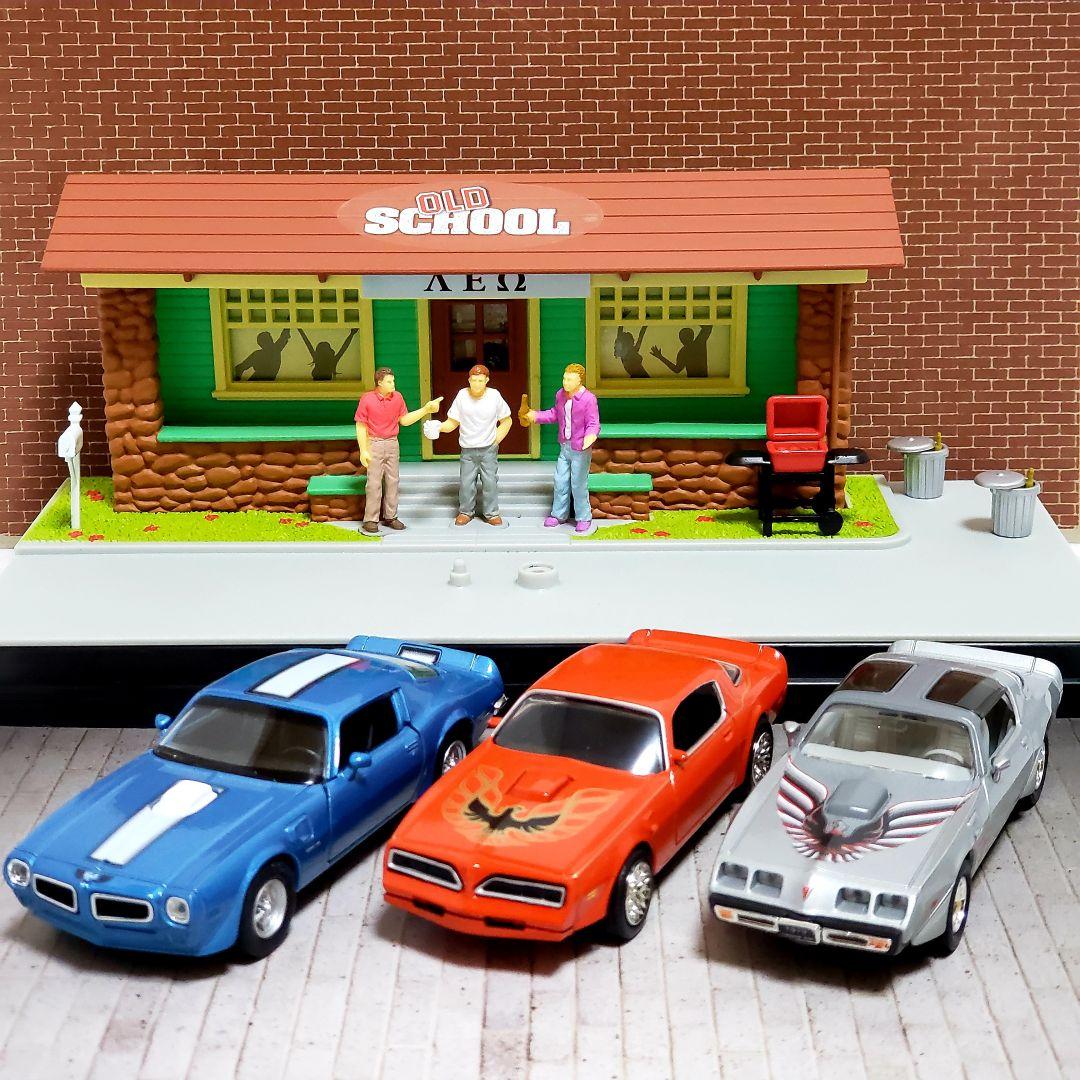 1/43　トランザム3台セット！ジオラマケースディスプレイセット　美品
