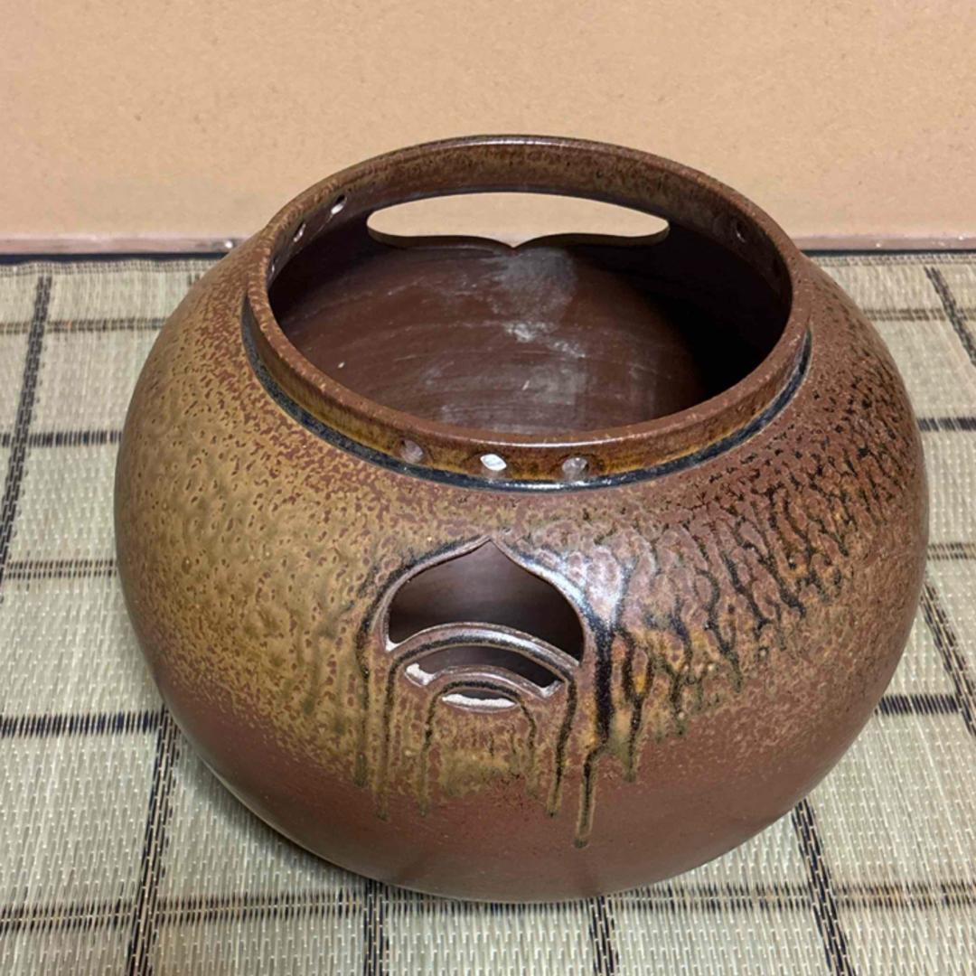 風炉　陶器