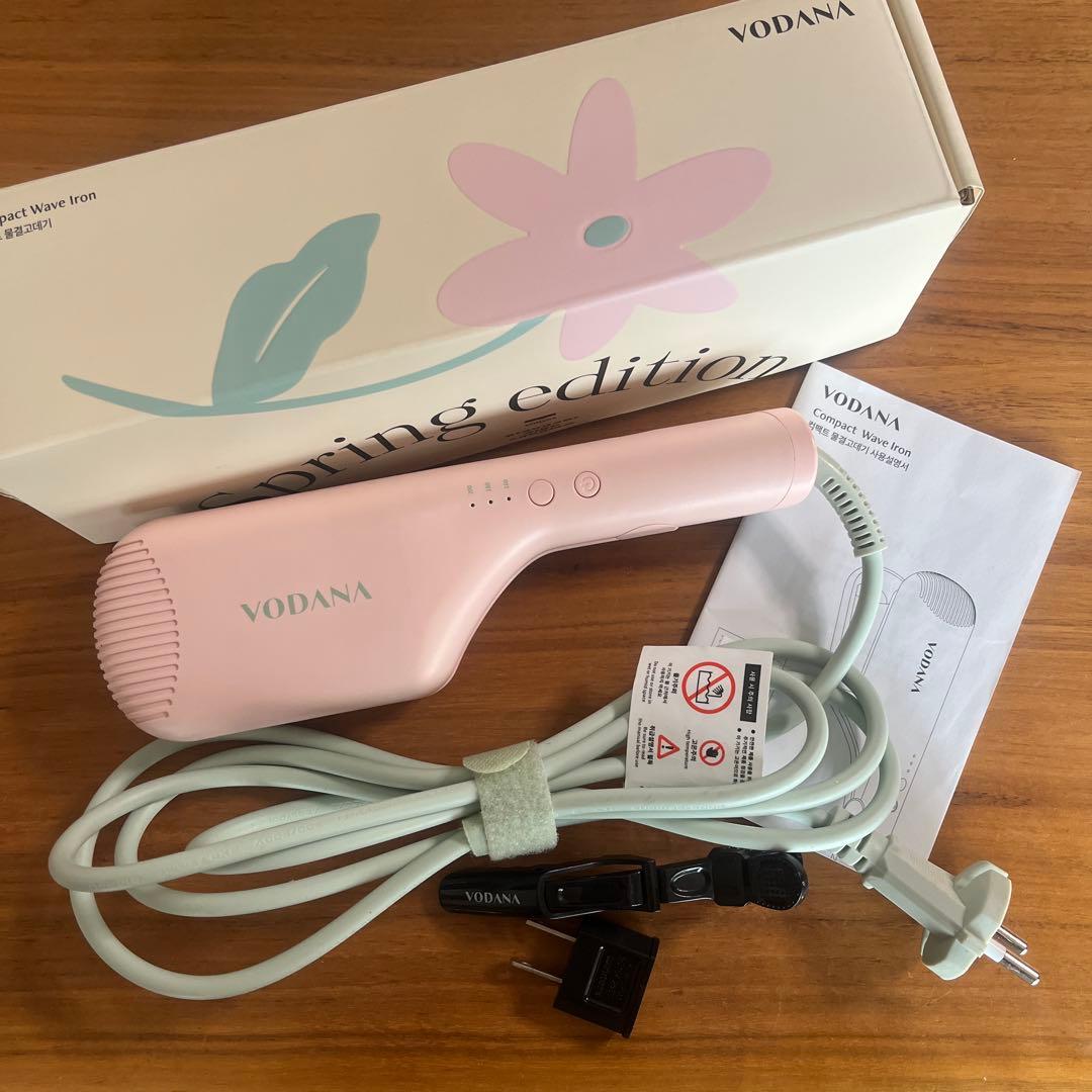 VODANA コンパクトウェーブアイロン32mm ピンクラベンダー