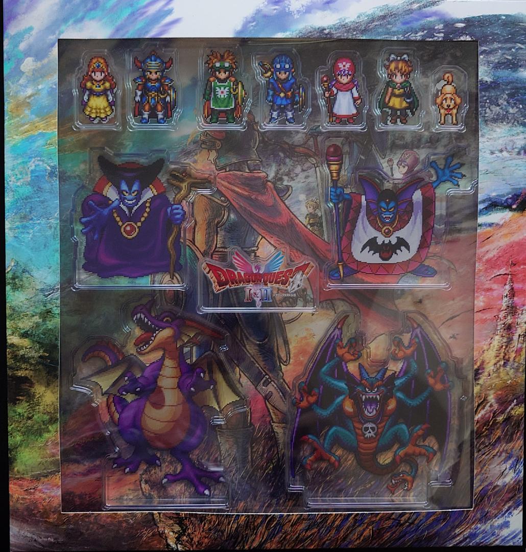 【期間限定価格】ドラゴンクエストI&II、IIIアクリルブロック ダブルセット