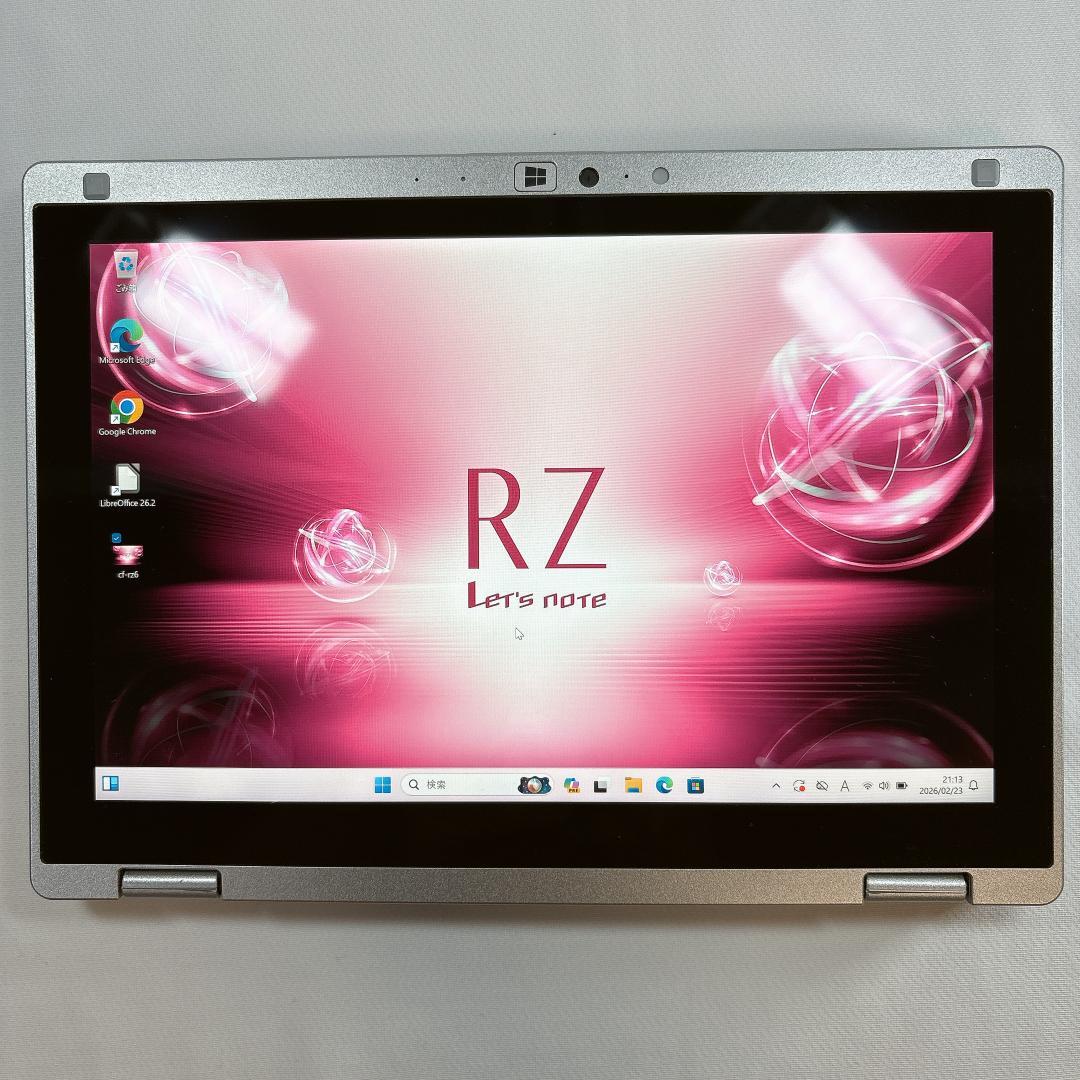 ★超軽量760g★レッツノート CF-RZ6 2in1タッチパネル_934