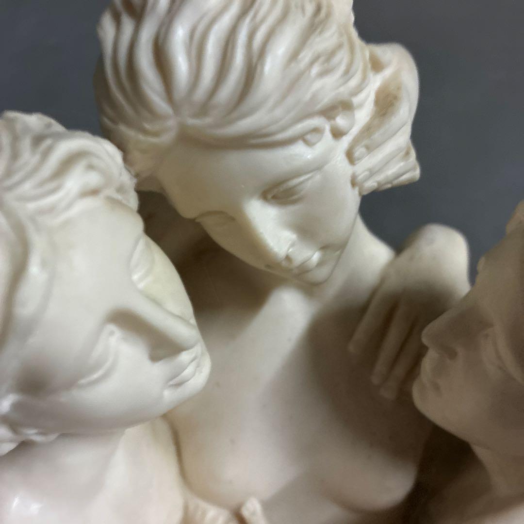 A SANTINI ギリシャ神話 三美神像 裸婦像 西洋彫刻 ITALY