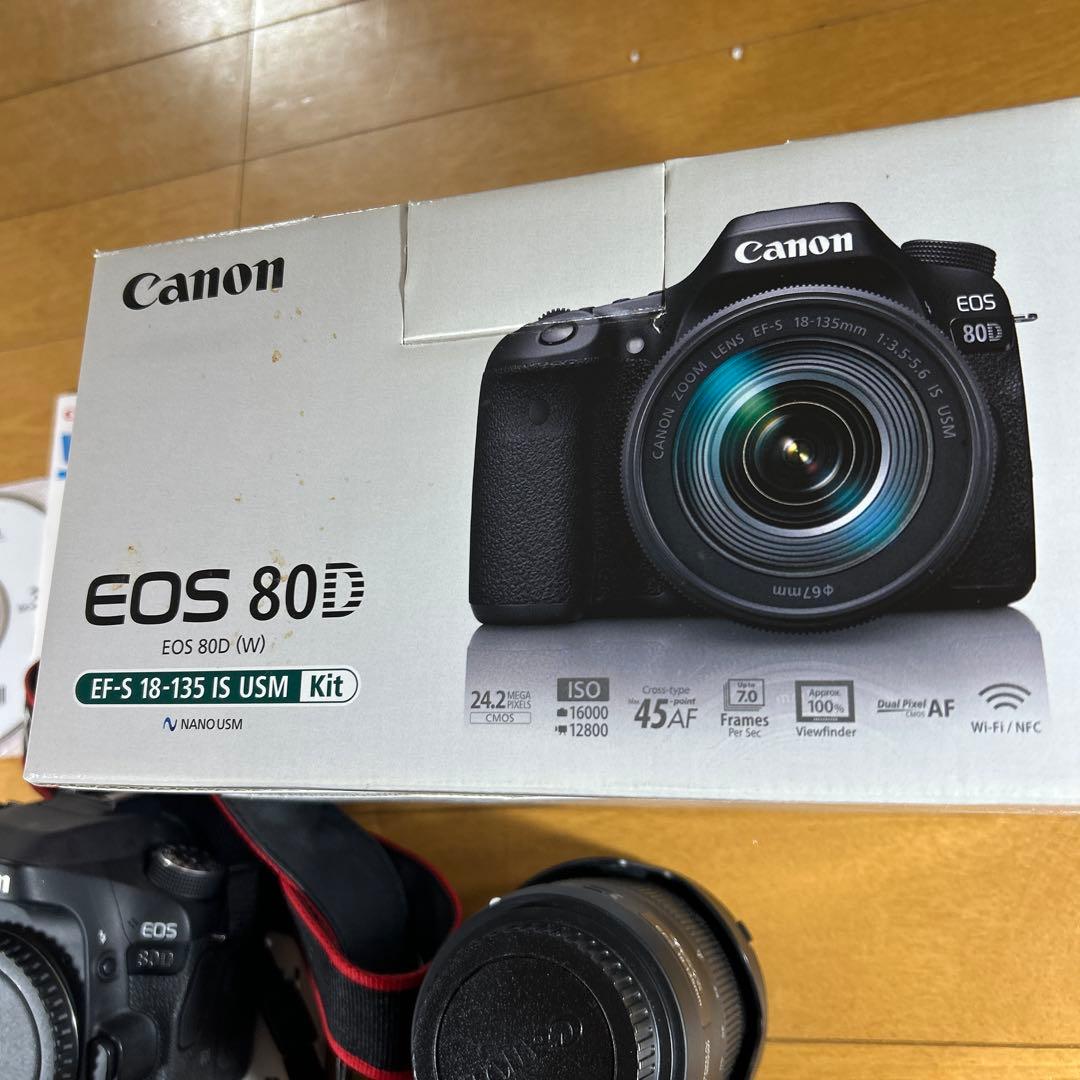 【ジャンク】Canon キヤノンEOS 80D EF-S デジタル一眼レフカメラ