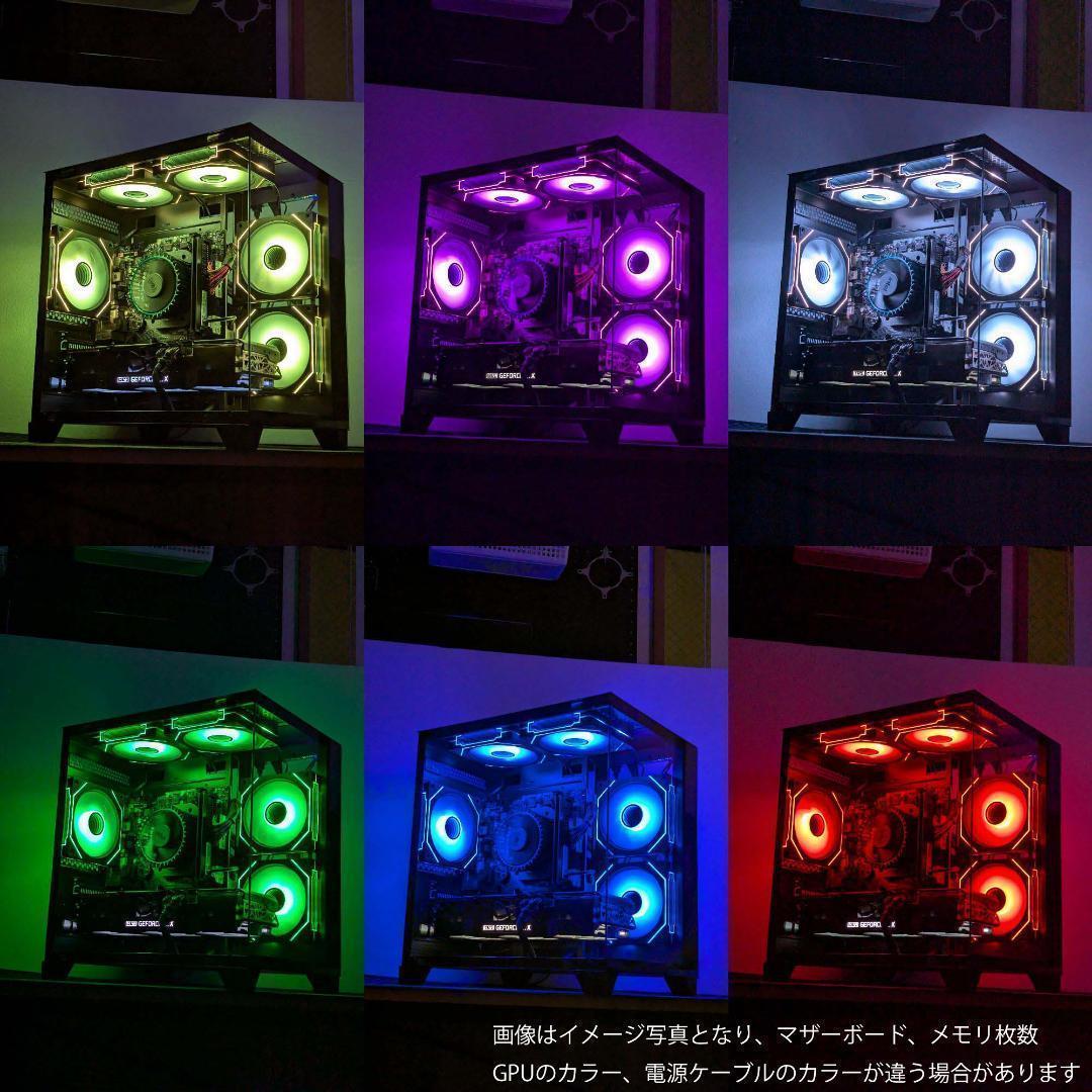 【新品パーツ】✨高性能✨黒い光る✨ゲーミングPC✨RTX3080①