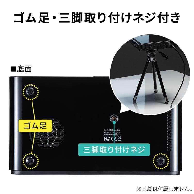 サンワサプライ PRJ-7 モバイルプロジェクター　中古　FullHD画質