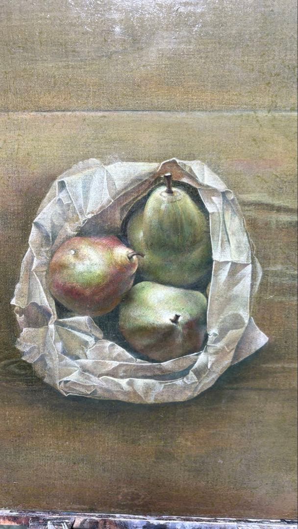 果物の静物画 油彩画