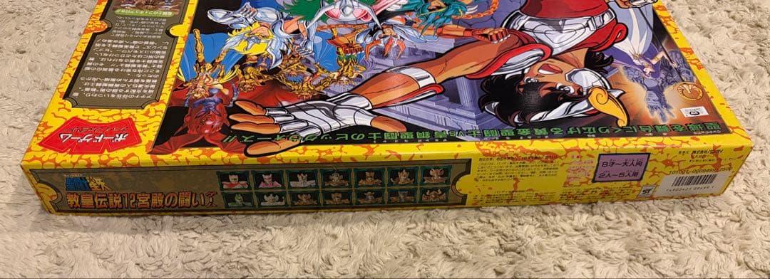 聖闘士星矢 バンダイ 教皇伝説12宮殿の闘いゲーム 完品 80年代 当時物