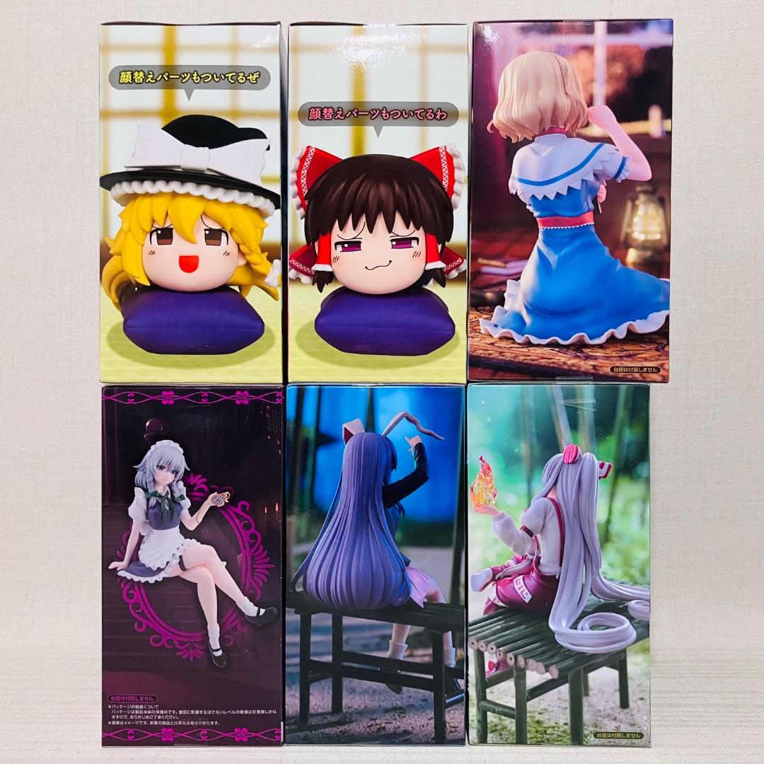 東方Project　デフォルメフィギュア　ぬーどるストッパー など　6点セット