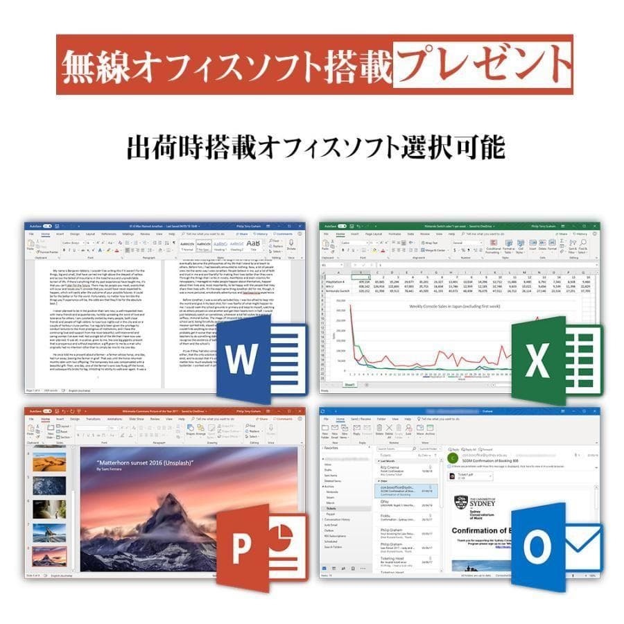 ノートパソコン Celeron N3450 6G/512G 14.1インチ