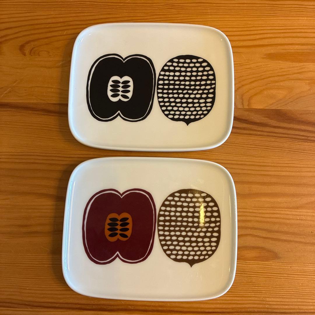 KOMPOTTI / PLATE 2枚マリメッコ marimekko