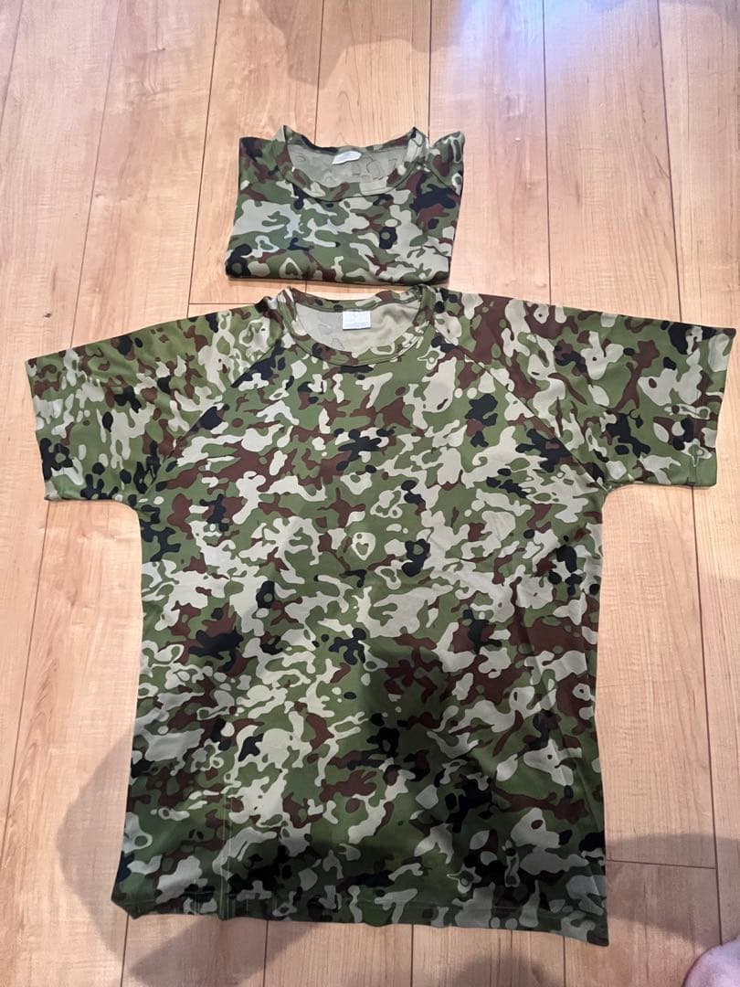 自衛隊 PX品 戦闘服2A 迷彩TシャツLL 迷彩長袖L 戦闘帽 警察予備隊食器