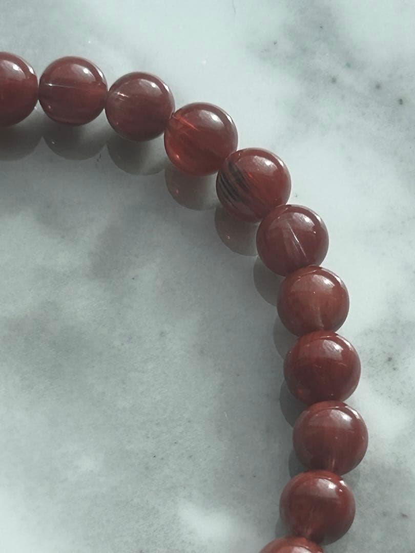 高品質アンデシンブレスレット5.7ミリ
