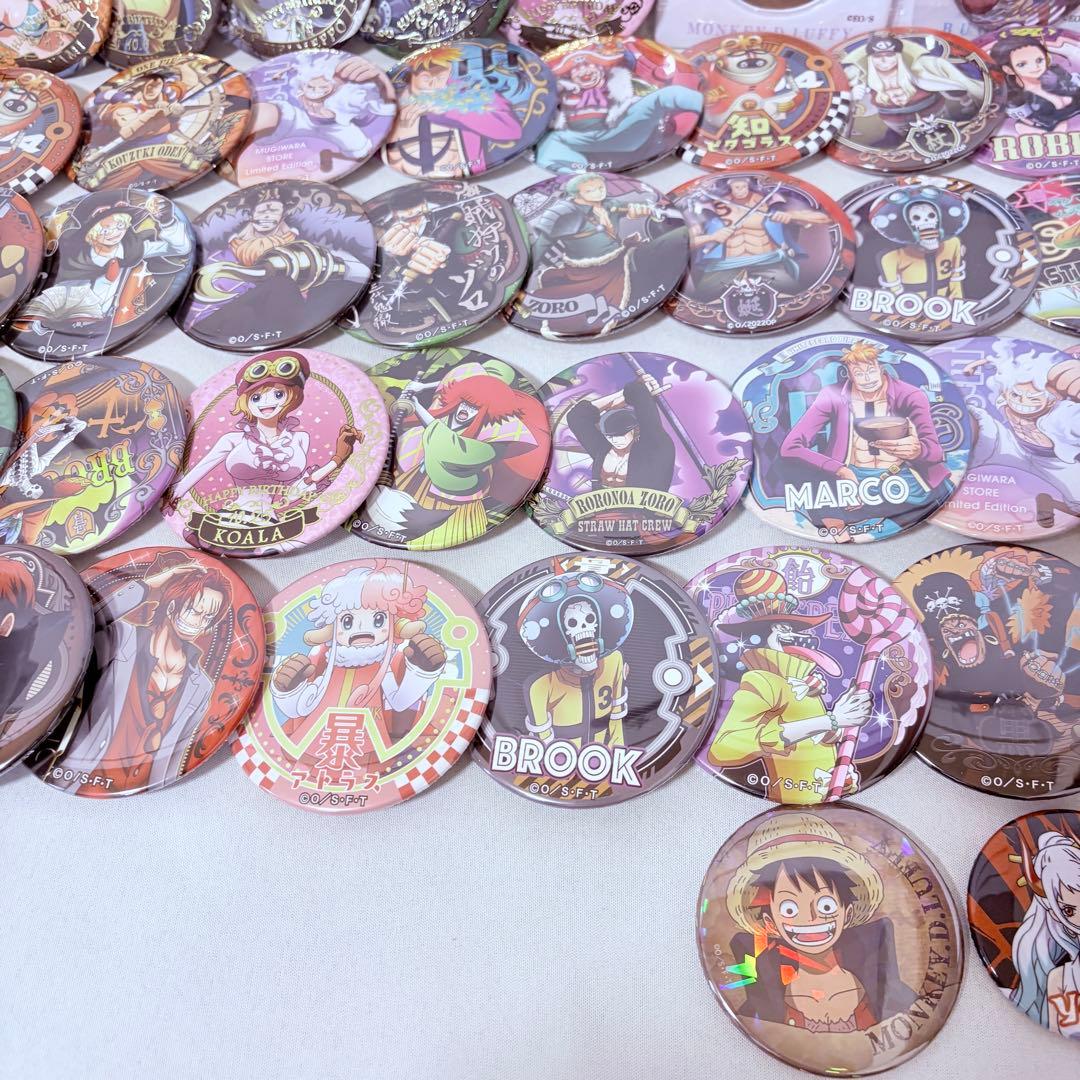 ワンピース ONE PIECE 缶バッジ まとめ売り 63点 未検品