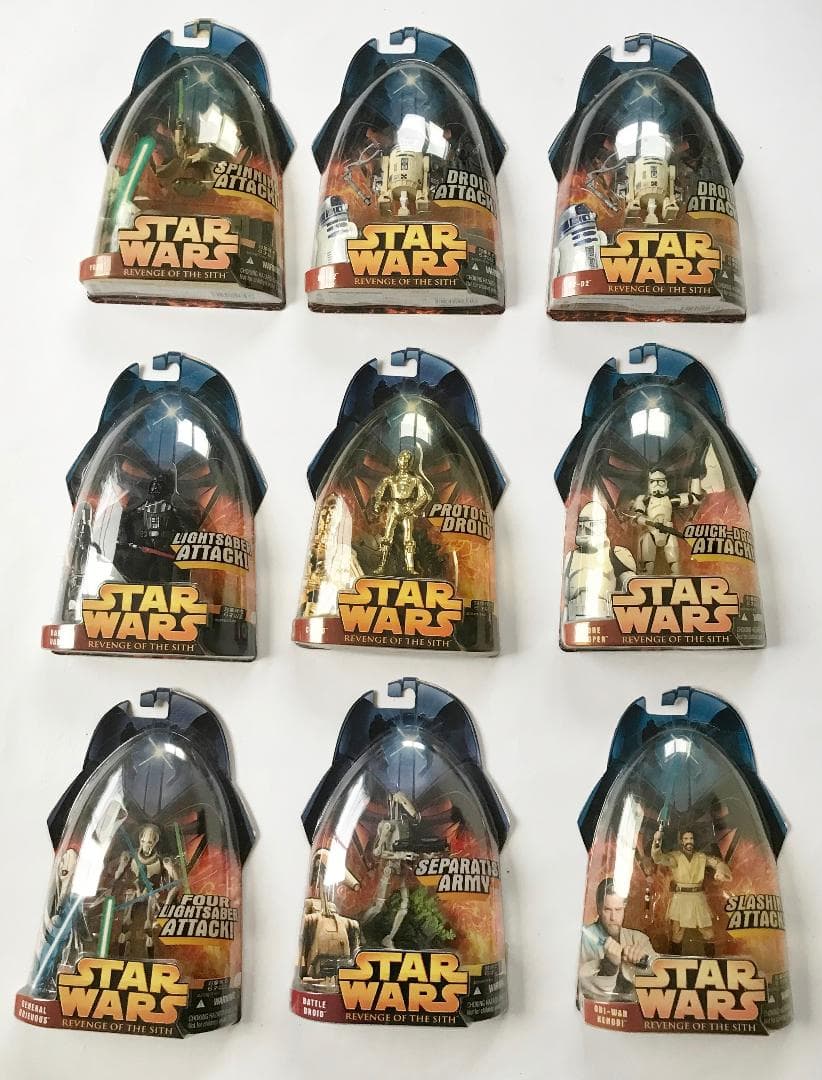【STAR WARS】2005年製 スターウォーズ フィギュア 9体　まとめ売り