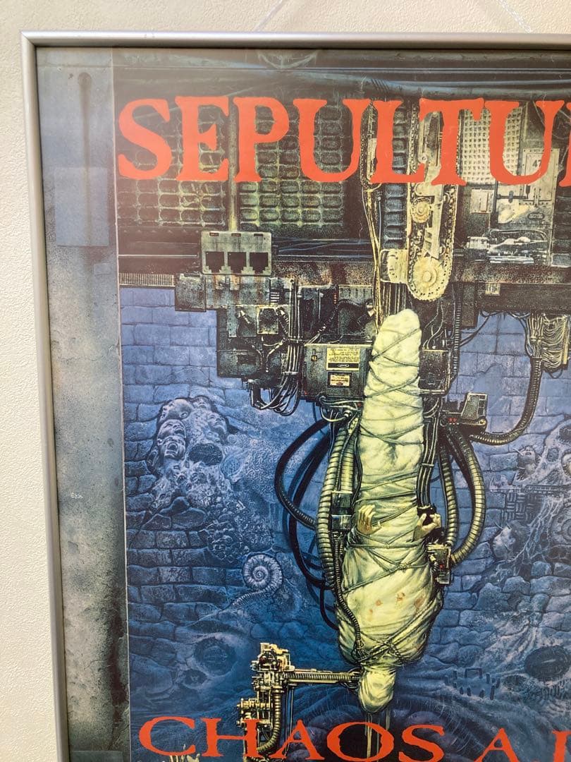 SEPULTURA CHAOS A.D. B2告知ポスター 1993年