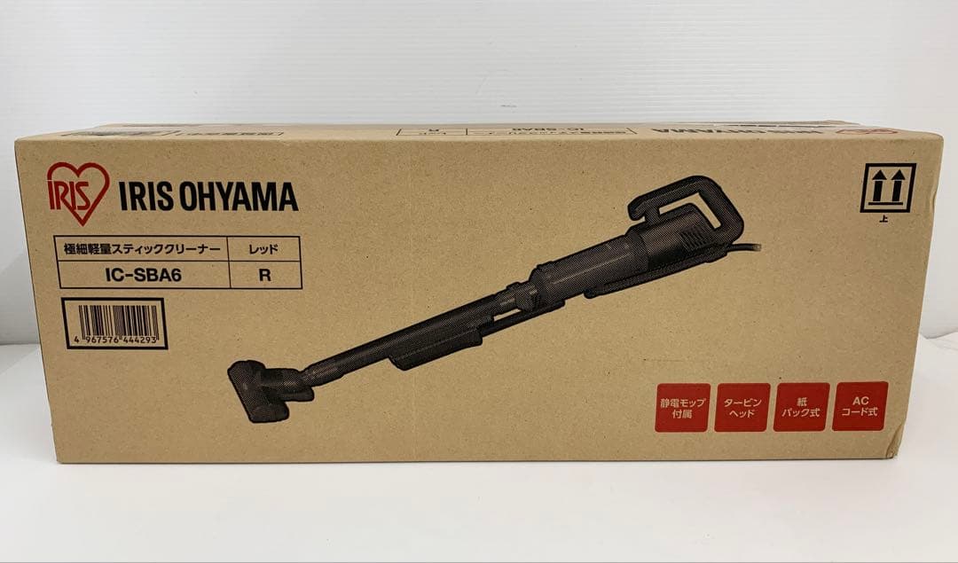 Ｑ*Ｏ様 新品 IRIS OHYAMA 極細軽量スティッククリーナー IC-SB