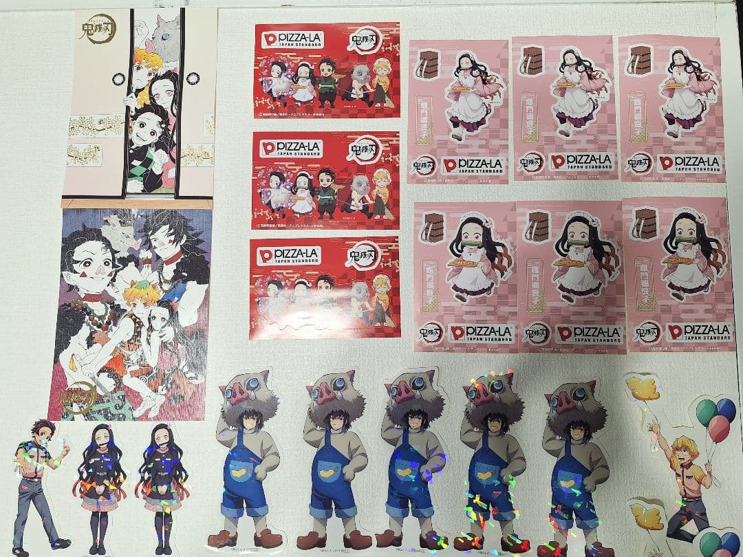 鬼滅の刃 シール 204枚セット 原画展 箔押し入り