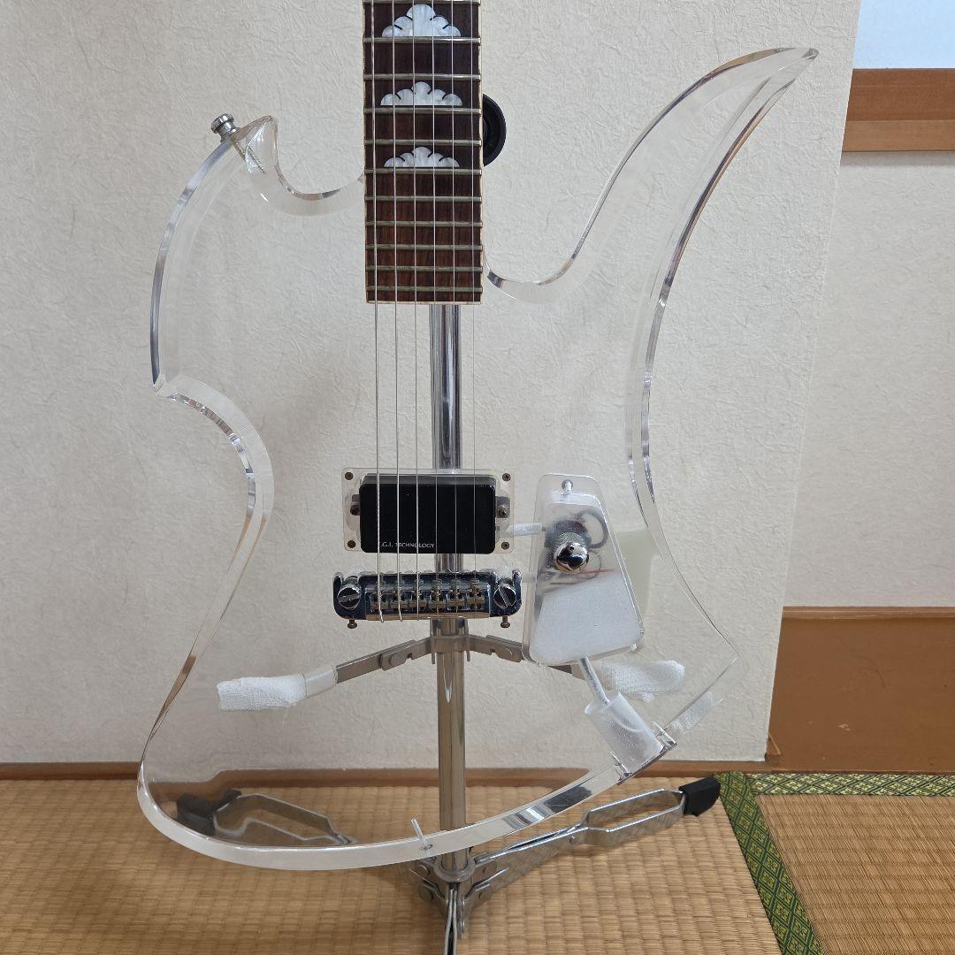 Fernandes クリスタルギター　アクリル　hide　モッキンバード