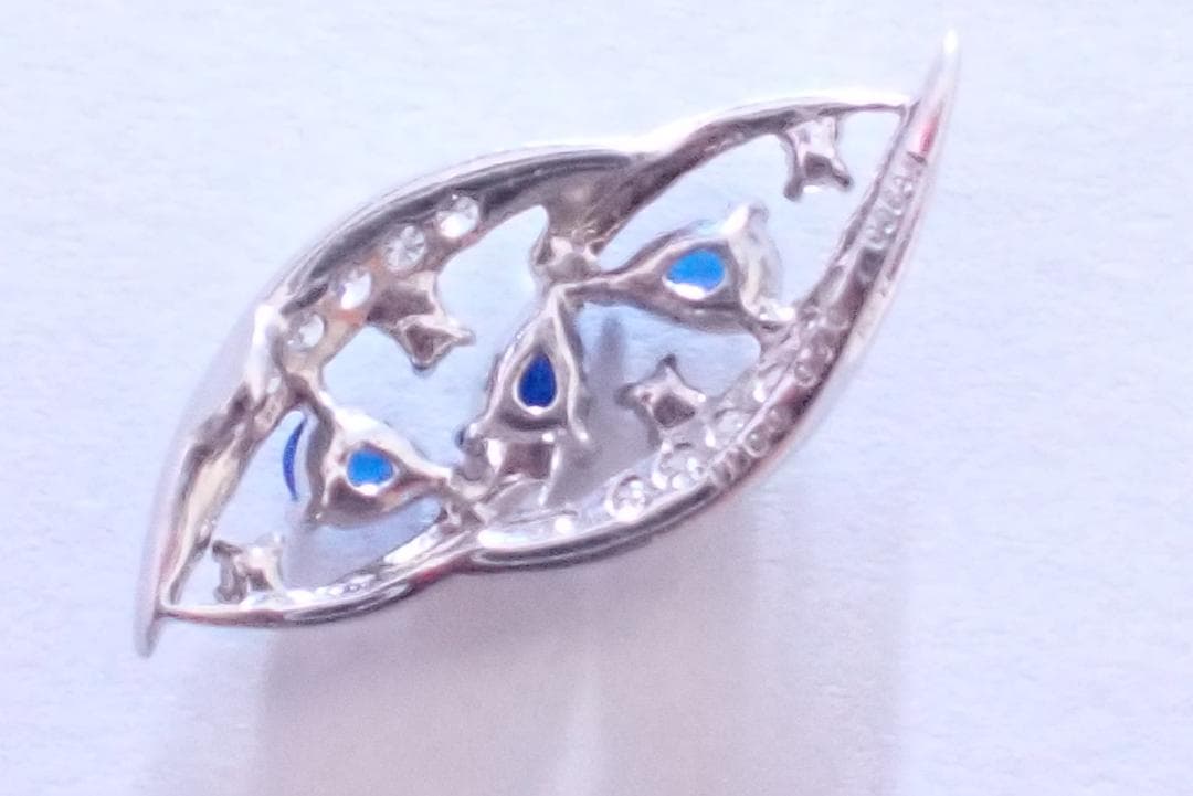 アウイナイト　ペンダントトップ　0.2ct　ダイヤ0.11ct　091