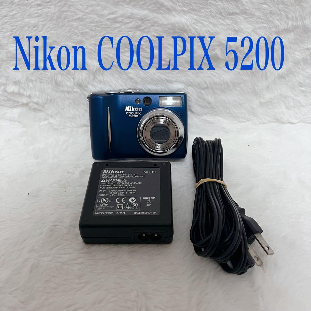 【極美品】Nikon Coolpix 5200ニコン オールドコンデジ
