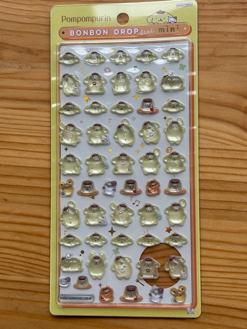 【正規品】 サンリオ ボンボンドロップシール ミニ 5枚セット