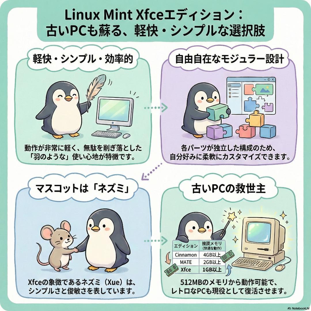 【LinuxMint】富士通ノート i5-8350U/4GB/SSD128GB