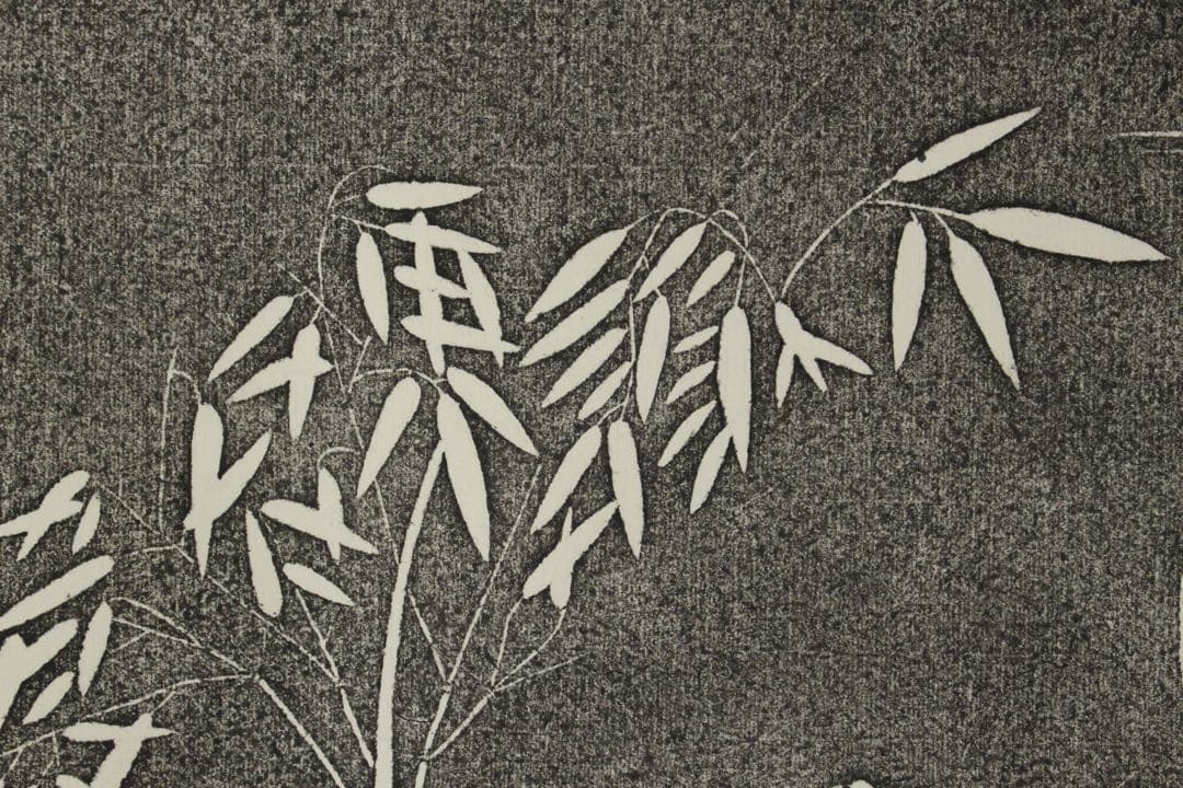 No5610 掛軸　拓本　関帝詩竹　紙本　版画　中国美術　関羽　碑拓　送料無料