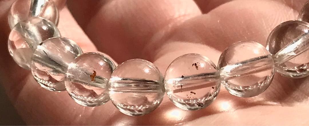 ブラジル　セラデカブラル産　レムリアンシードクリスタル　ブレスレット　７mm