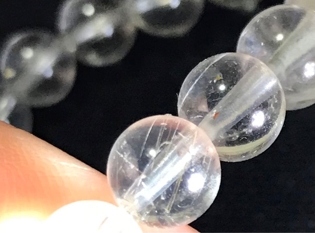 ブラジル　セラデカブラル産　レムリアンシードクリスタル　ブレスレット　７mm