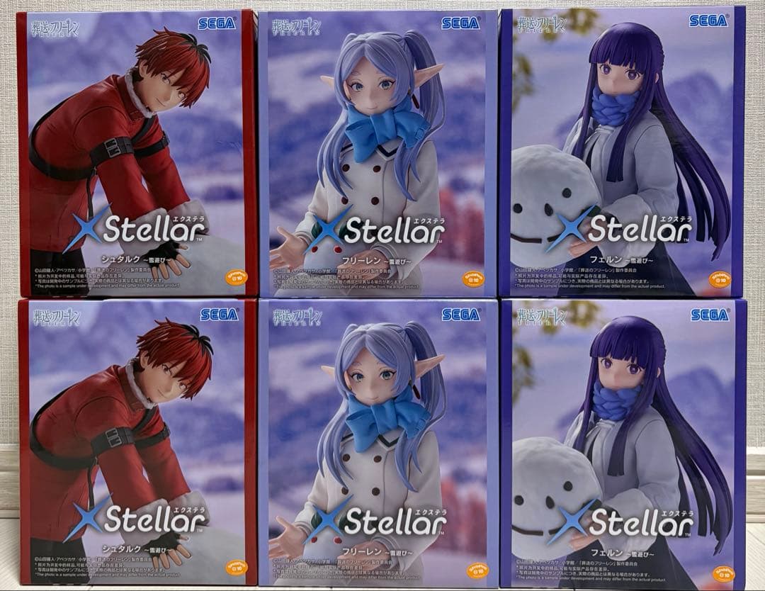 葬送のフリーレン Xstella 雪遊び フィギュア コンプリートセット