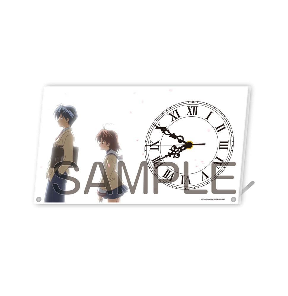時を刻むアクリル時計　CLANNAD　アクリル時計　クラナド　Key　古河渚