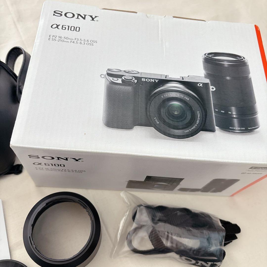 SONYミラーレス一眼 α6100 パワーズームレンズキット ブラック