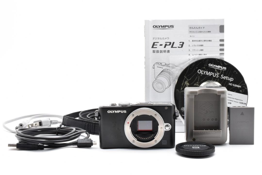 #566★訳あり品★OLYMPUS PEN E-PL3 ミラーレスカメラ