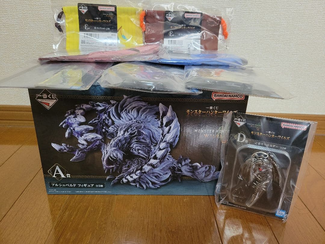 一番くじ　モンスターハンター フィギュア A賞 D賞計9点セット