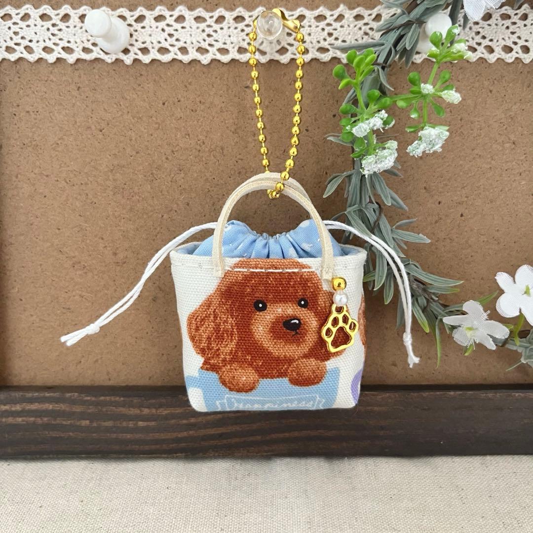 2408-14 ミニチュア巾着トートサシェ 香り袋　SOLD→ご注文承ります♡