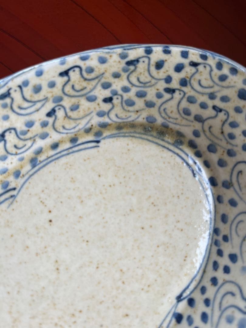 美品　作家　ムーニーともみさん　オーバル皿　益子陶器市