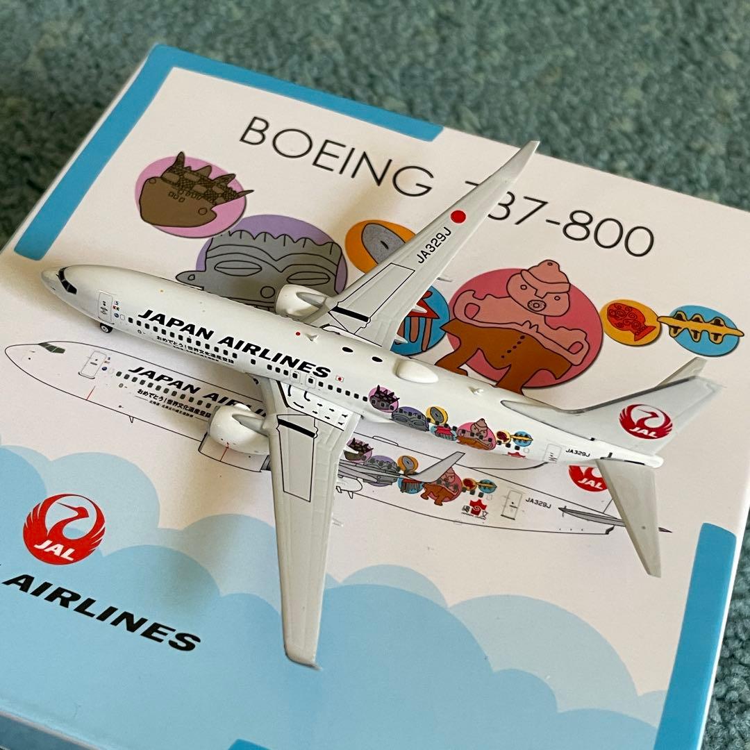 JAL 737-800 日本航空 JA329J おめでとう！世界文化遺産登録