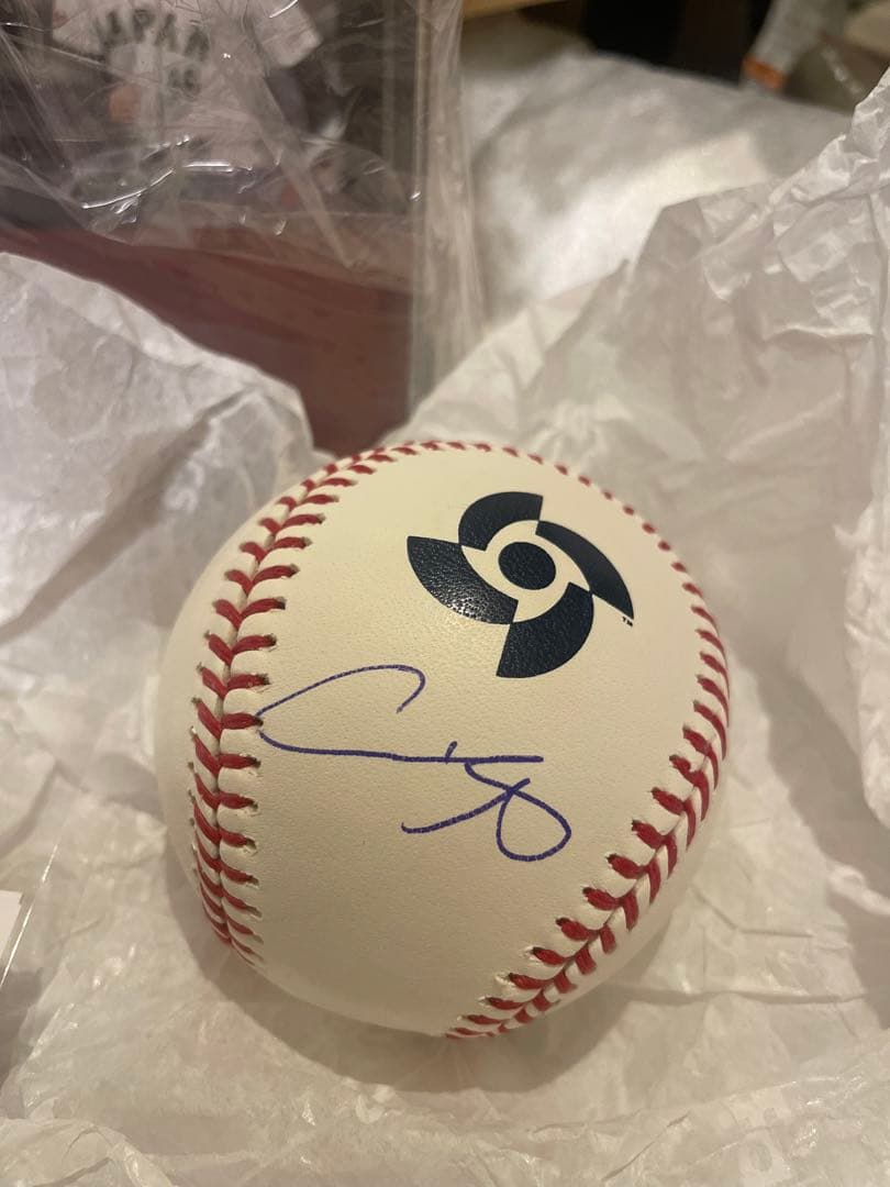 大谷翔平トレーディングカード2枚とWBC OFFICIAL BALL直筆サイン