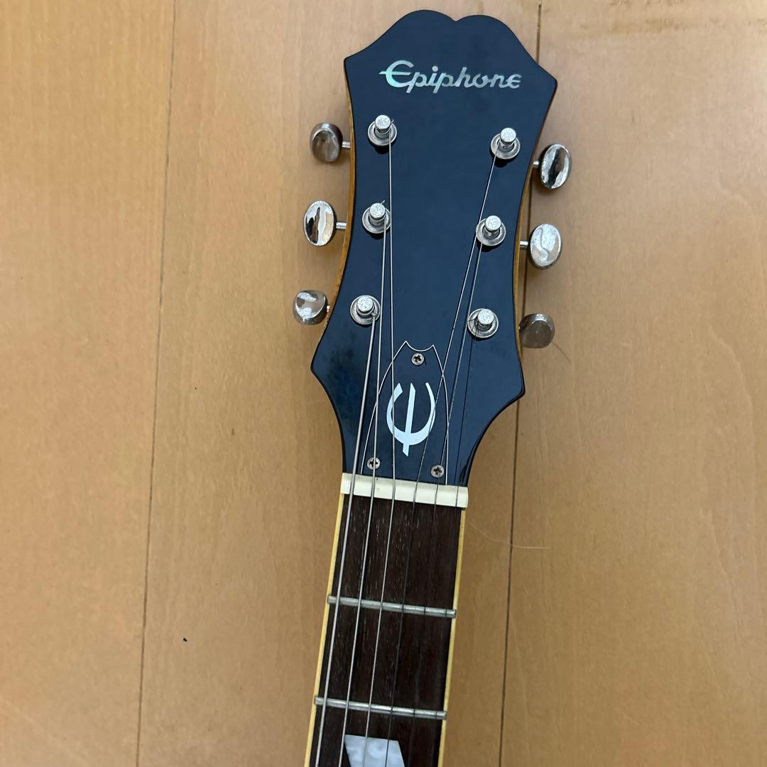 エピフォン カジノ　クーペ　フルアコ　ナチュラル　epiphone
