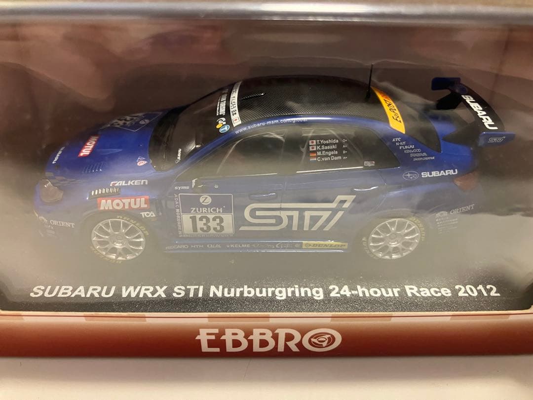 【直筆サイン入り】EBBRO エブロ SUBARU WRX STI 2012