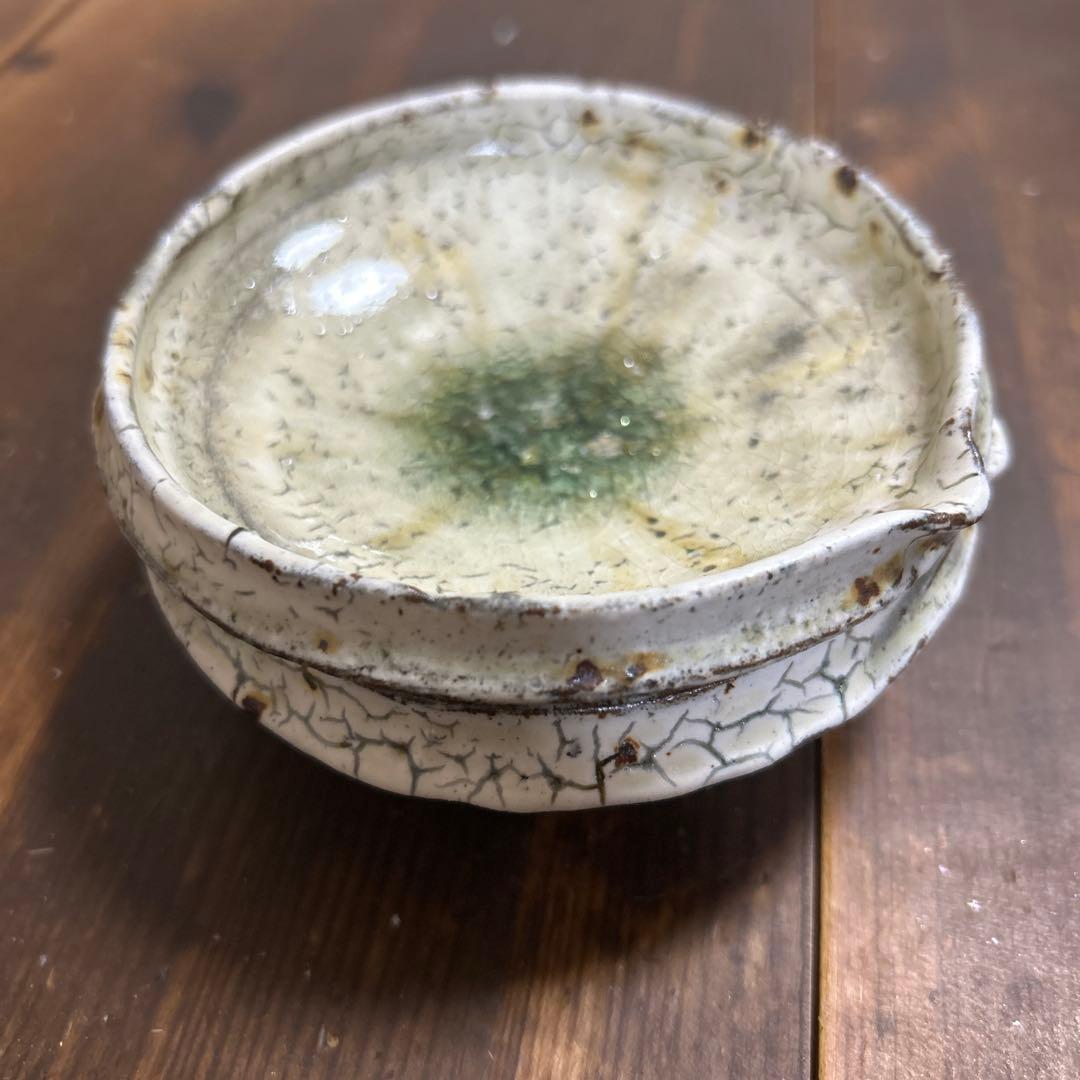 作家　陶芸作家　片口椀　片口小鉢　2個　ビードロ粉引き