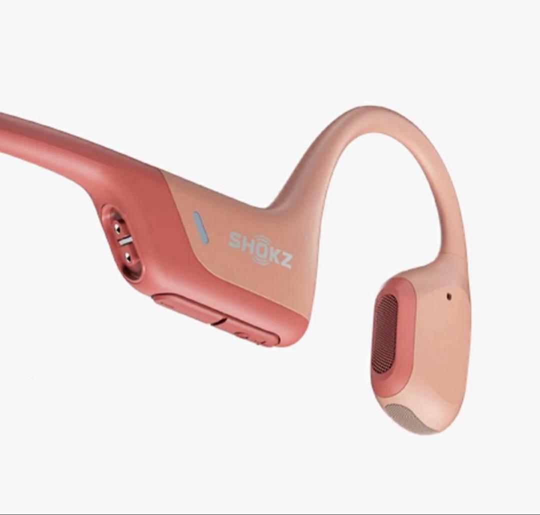 新品　SHOKZ OPENRUN PRO 骨伝導イヤホン　ピンク　保証書付属