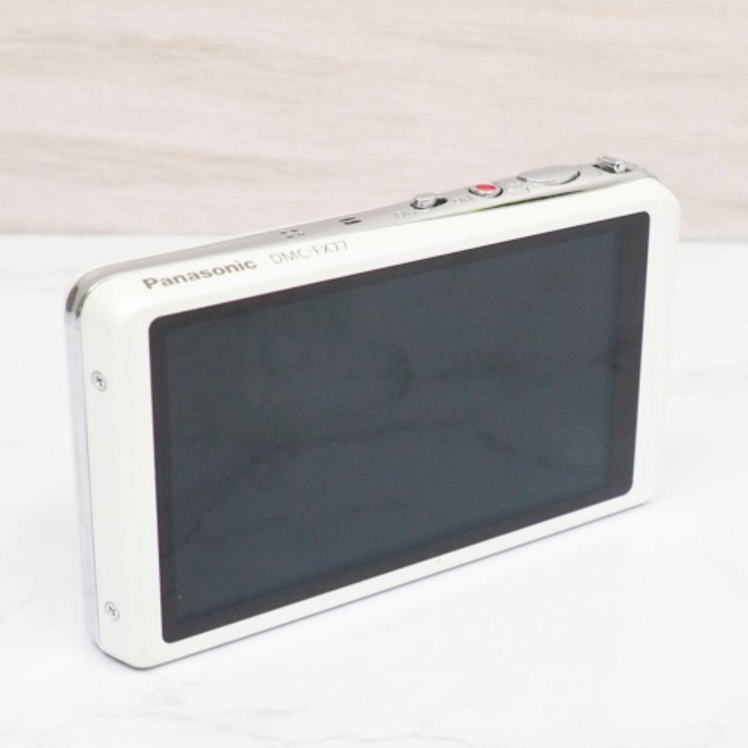 ✨️LUMIX DMC-FX77 動作確認済 コンデジ オールド リリーホワイト