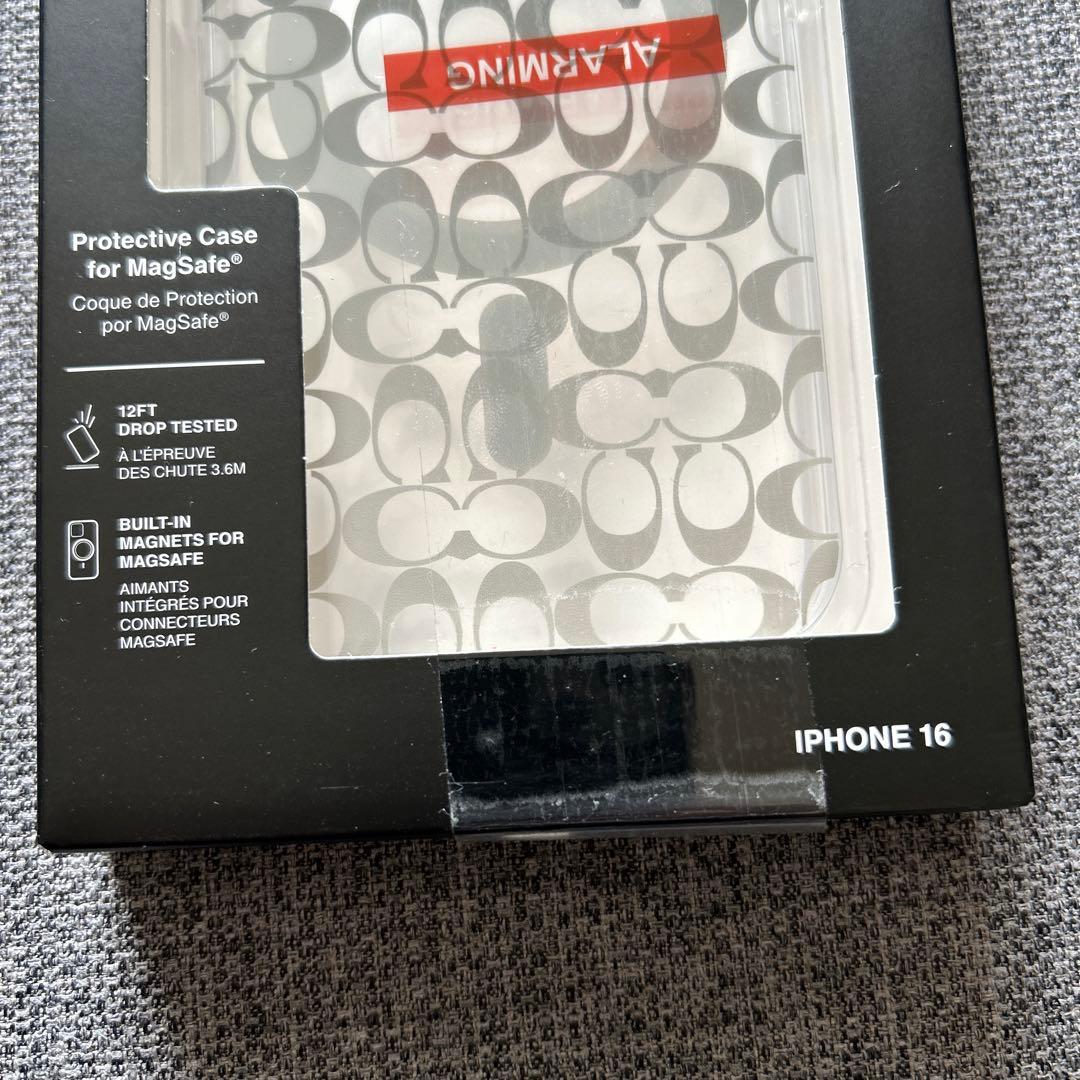 新品未使用COACH iPhone 16 ケース MagSafe対応