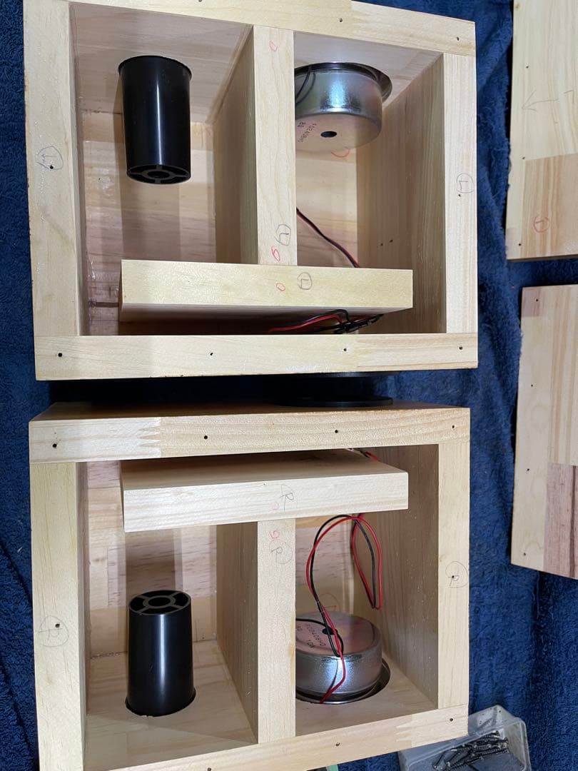 wooden8 Wバスレフ 自作スピーカー
