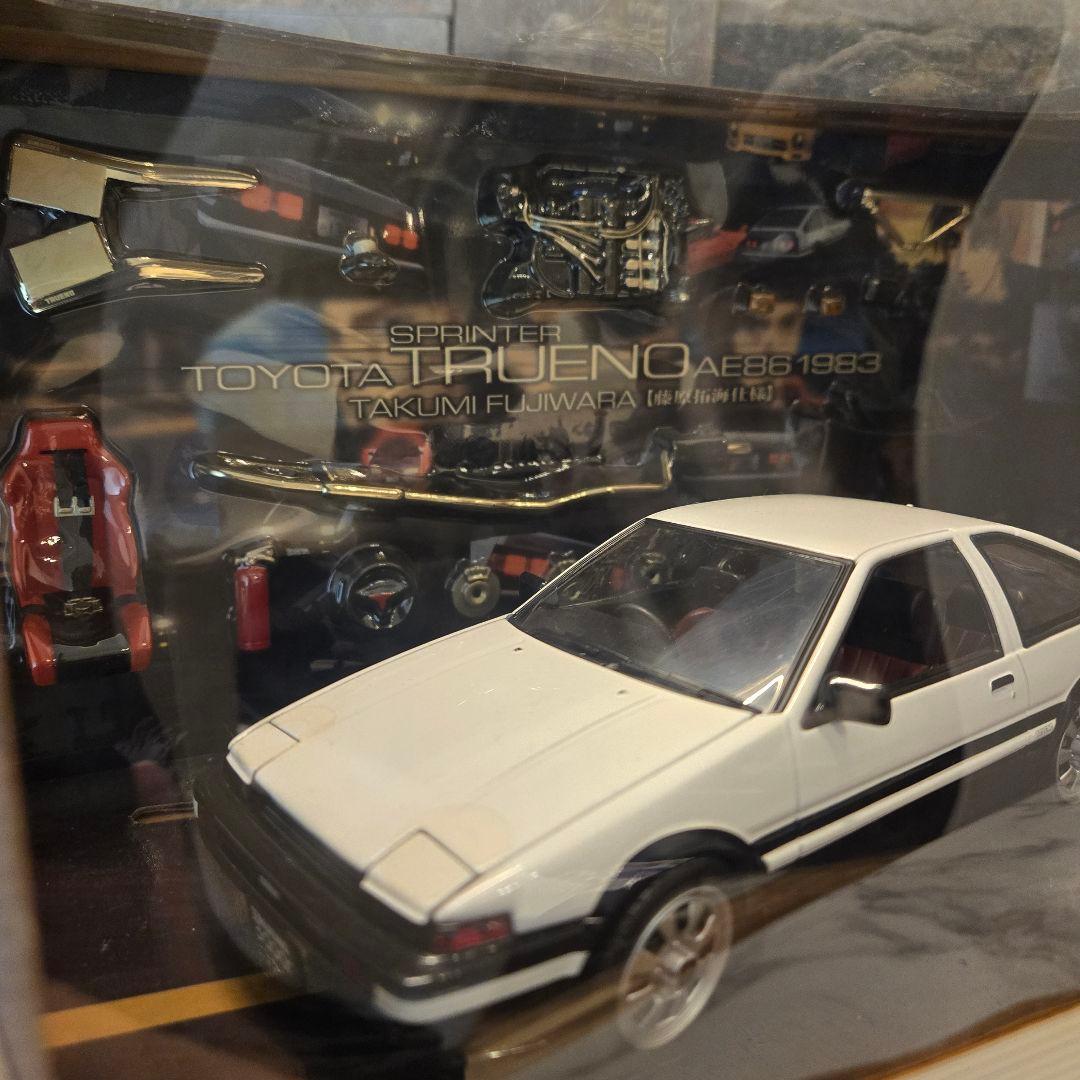 未使用　ホットワークス　頭文字D　AE86 トレノ　RX-7 FD3S　1/24