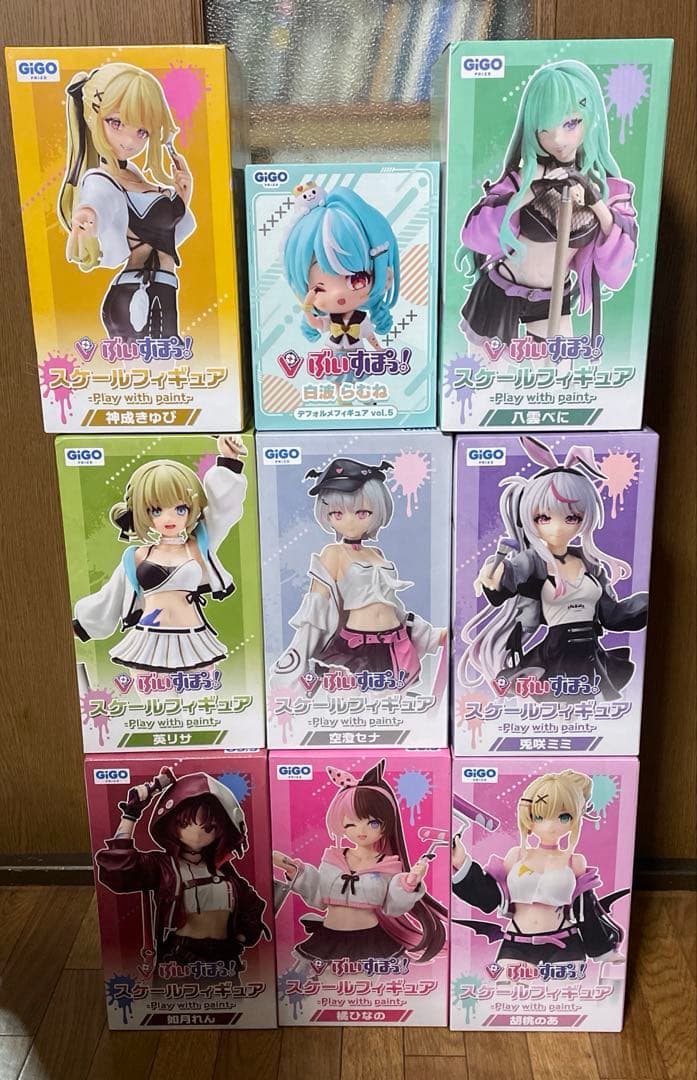 ぶいすぽっ! GIGO限定 プライズフィギュア まとめ売り