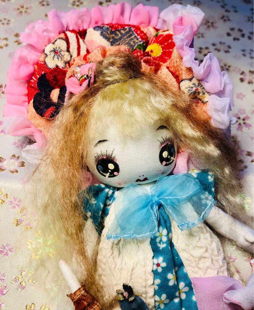 ＊まりこ様♡専用♡ボンネット乙女♡創作文化人形約25cm着せ替え4点セット＊
